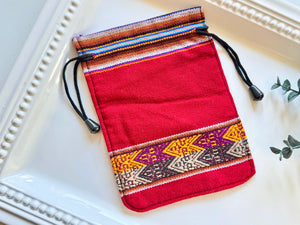 Inca Drawstring Pouch Bag || Peru