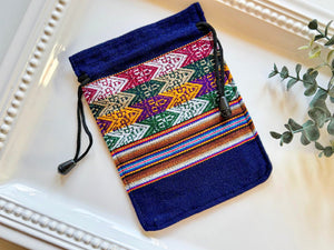Inca Drawstring Pouch Bag || Peru