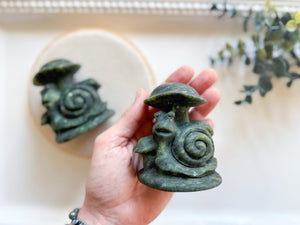 Jade Snail & Mushroom