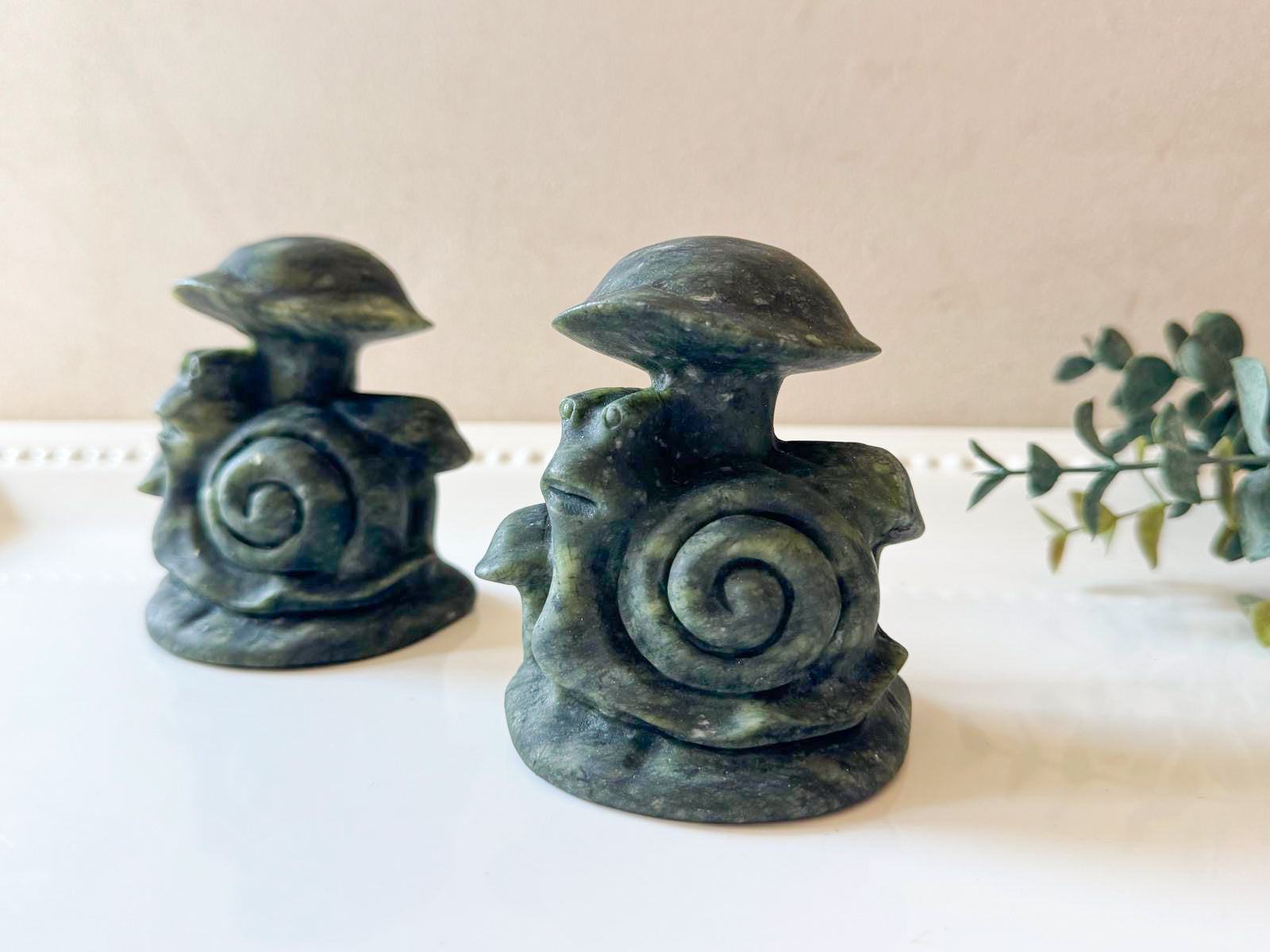 Jade Snail & Mushroom