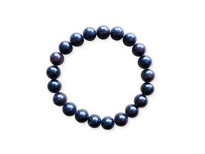 January Bracelet Stack || Garnet & Moonstone Beaded Bracelet || Reiki Infused