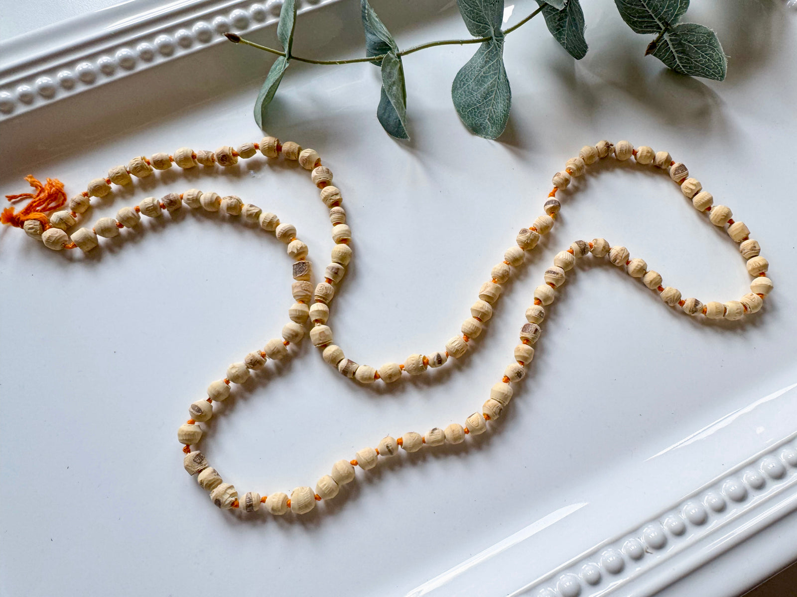 Japamala Beads || Tulsi Holy Basil Wood