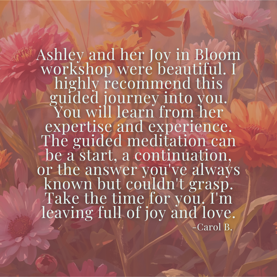 Joy in Bloom Workshop - Saturday, July 18 3pm-4:30pm