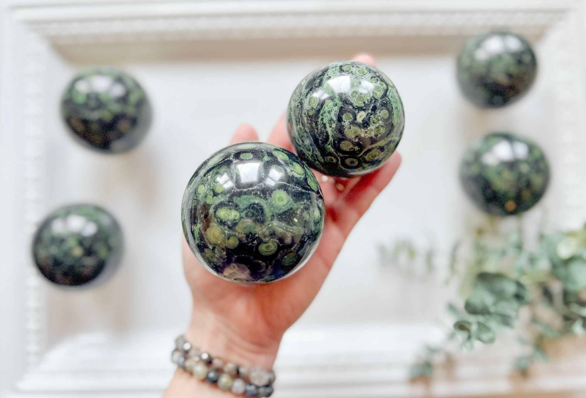 Kambaba Jasper Sphere