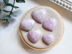 Kunzite Mini Flat Back Heart