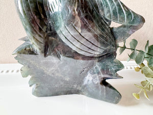 Labradorite Eagle Carving