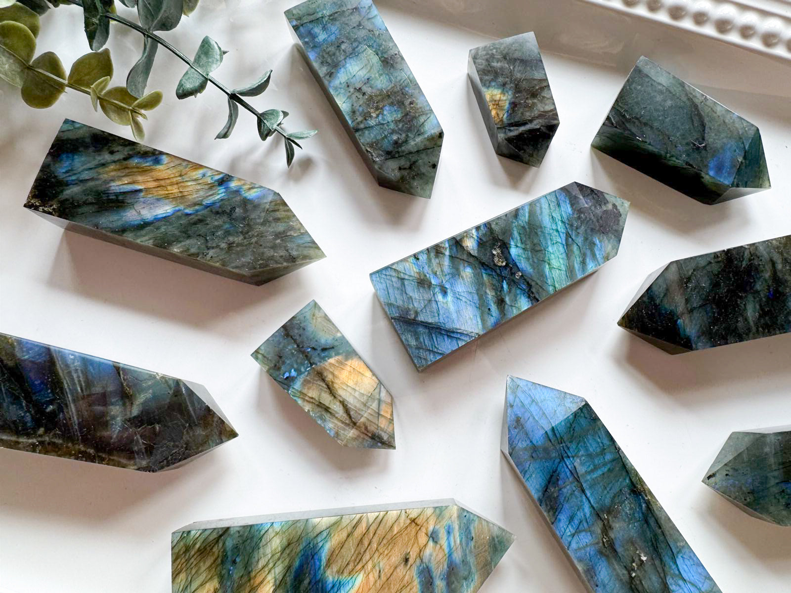 Labradorite Point || 4-Sided