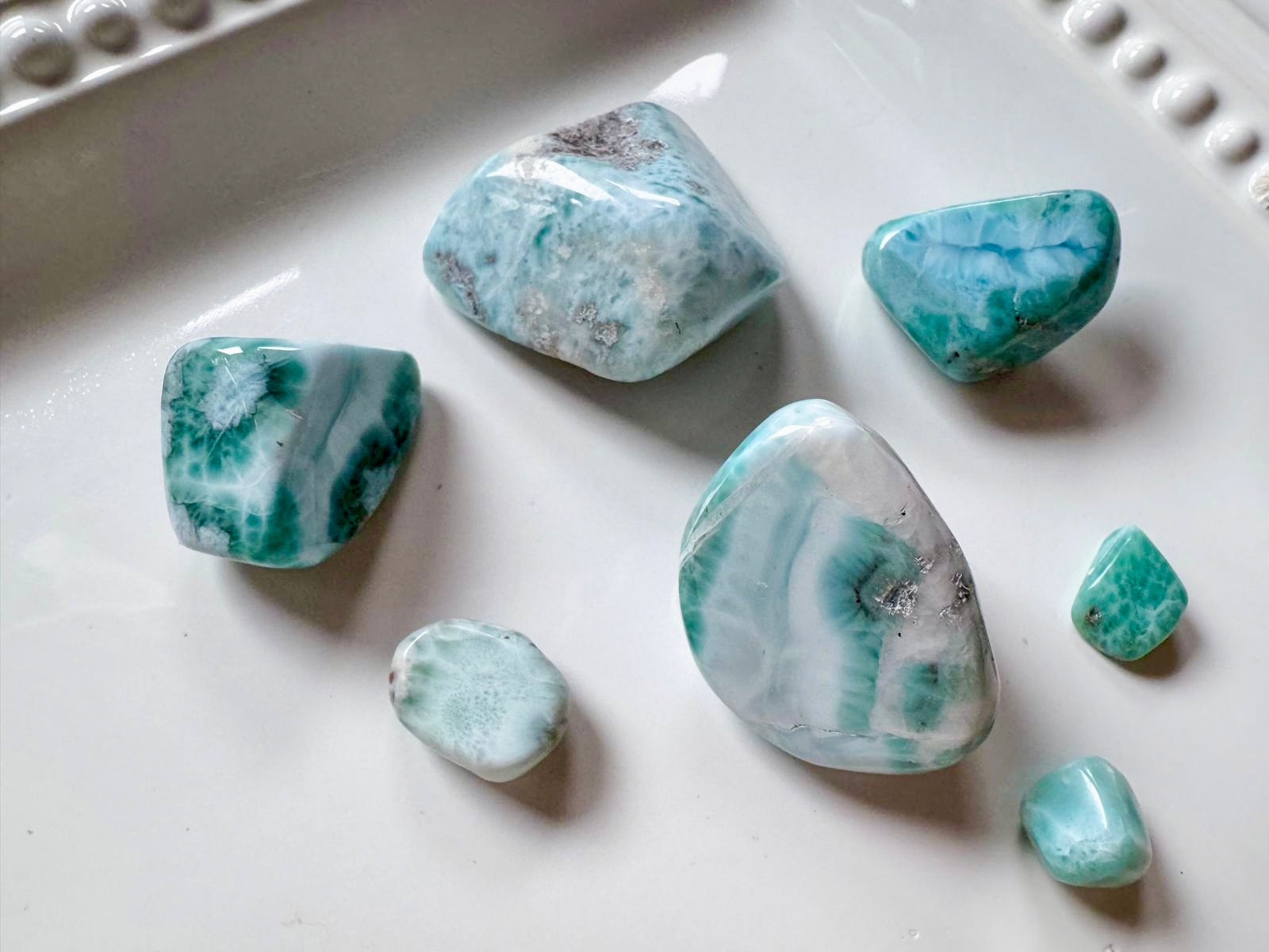 Larimar Tumbled Stones