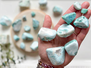 Larimar Tumbled Stones