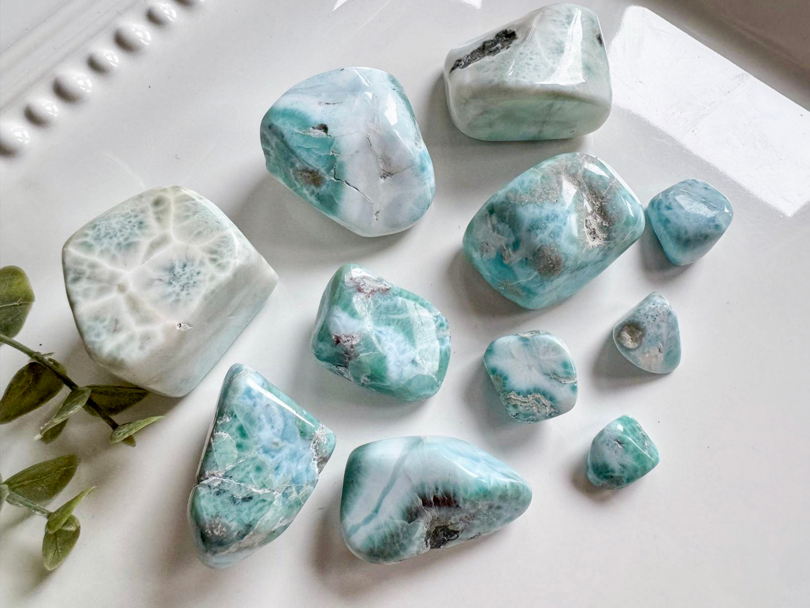 Larimar Tumbled Stones