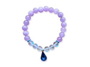Lavender Jade & Aura Quartz || Reiki Infused