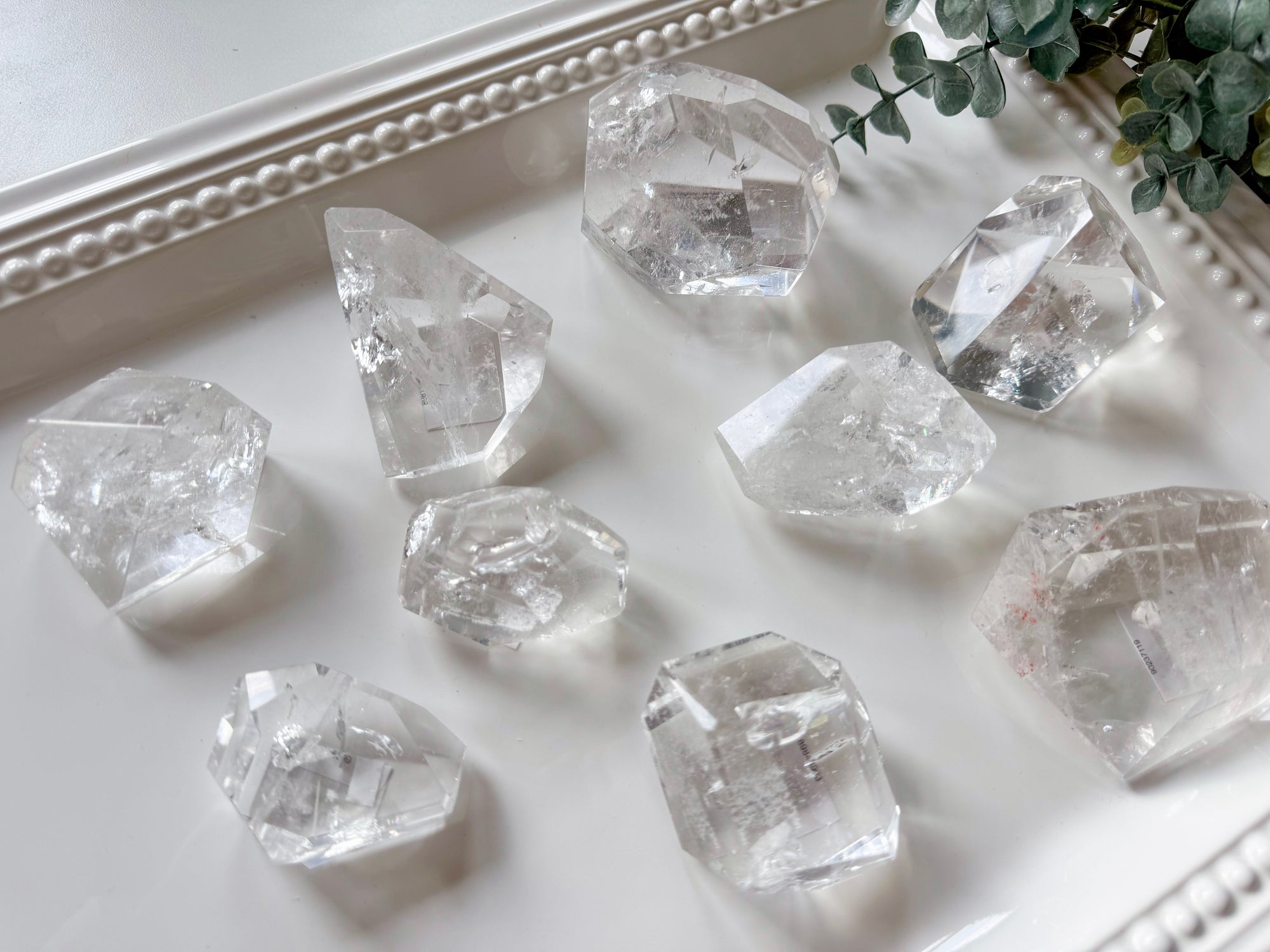 Lemurian Faceted Clear Quartz Free Form || Brazil
