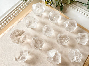 Lemurian Quartz Icosahedron Carving || Sacred Geometry