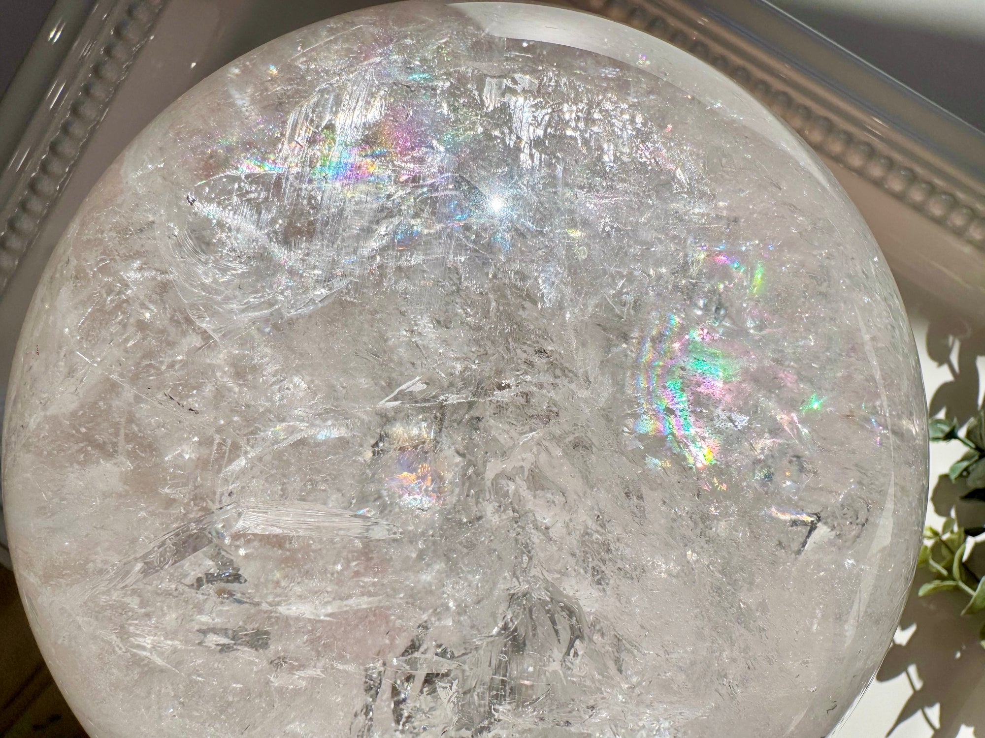 Lemurian Quartz Large Showstopper Sphere || Brazil