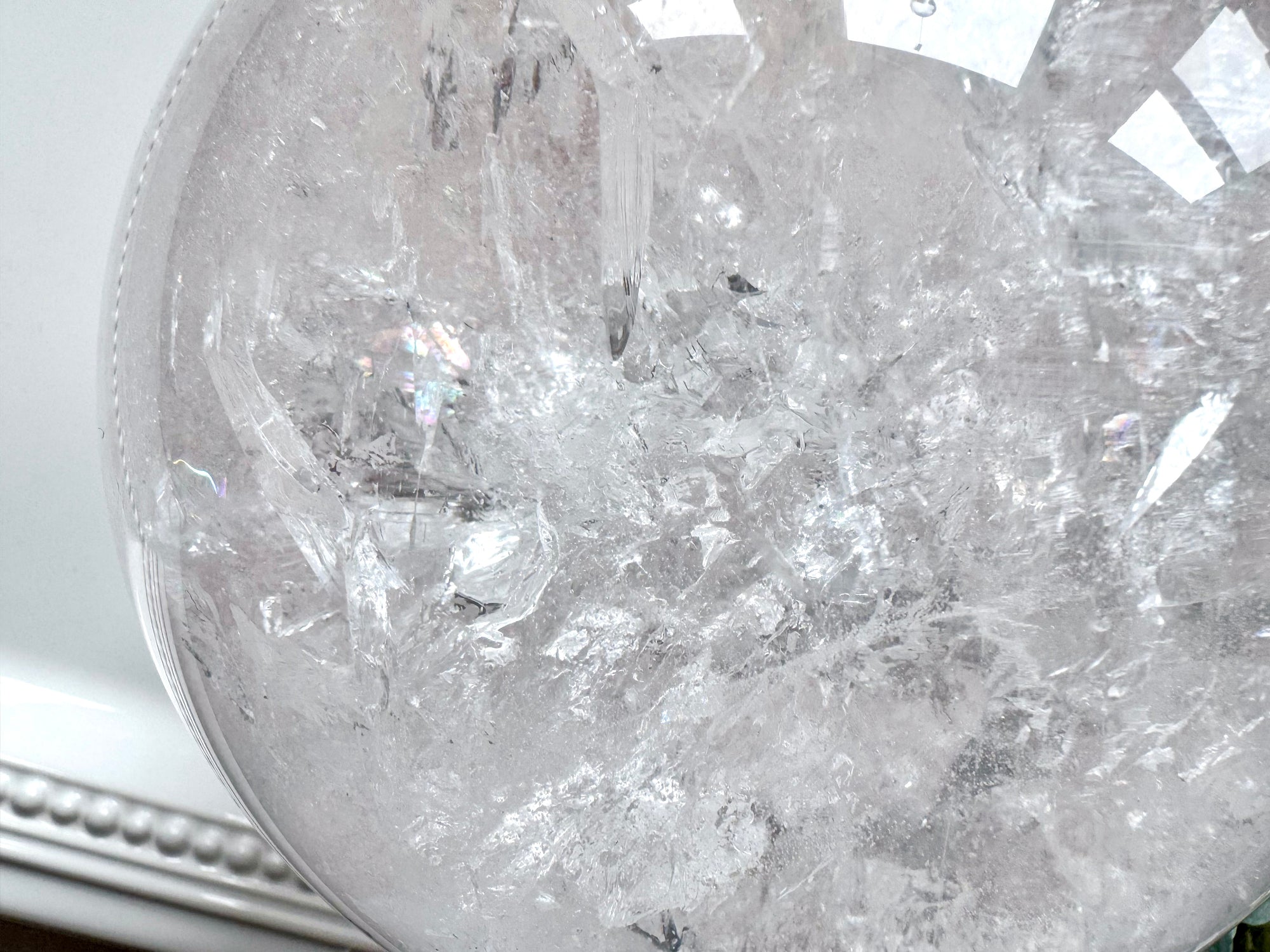 Lemurian Quartz Large Showstopper Sphere || Brazil