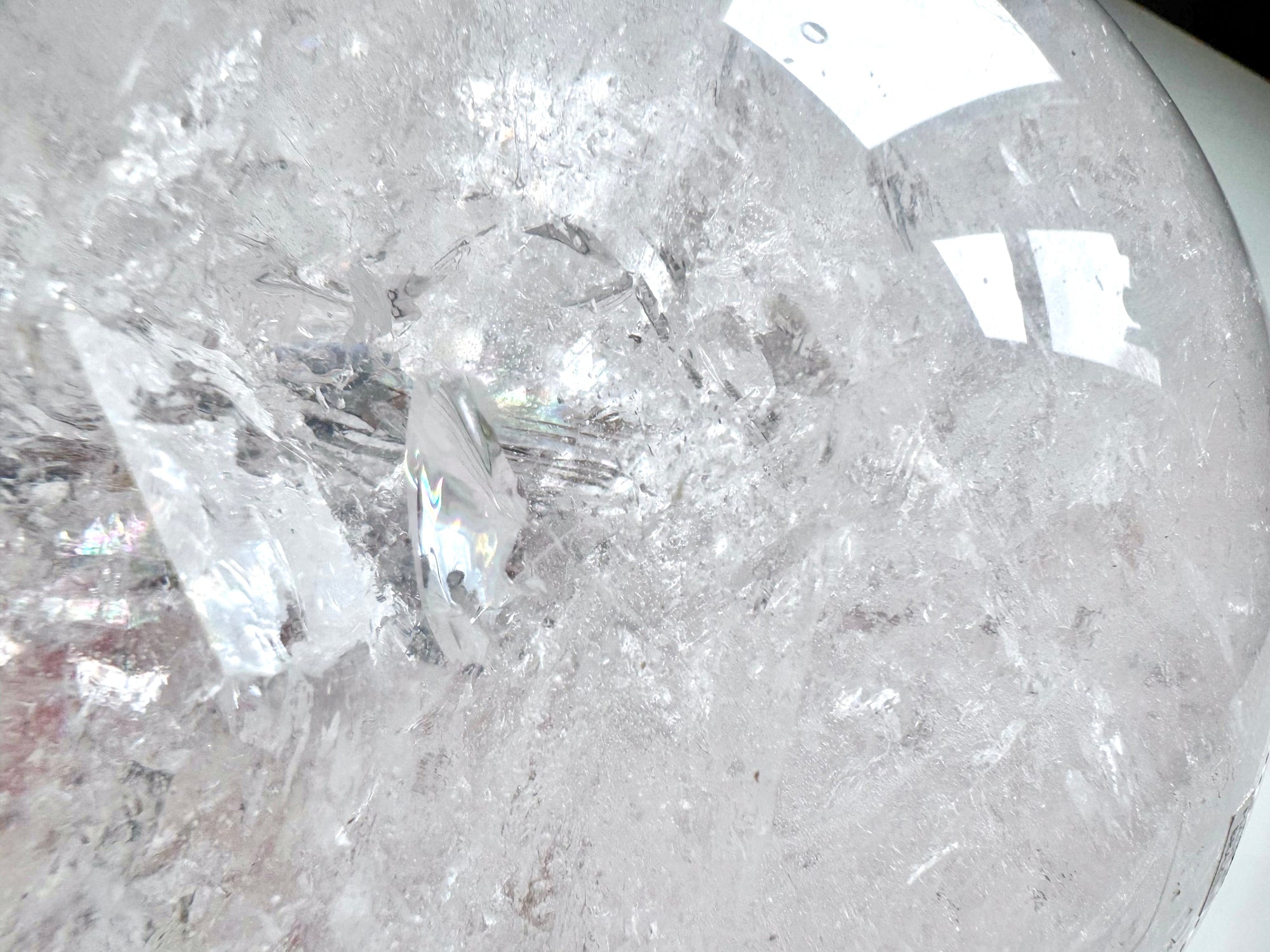 Lemurian Quartz Large Showstopper Sphere || Brazil