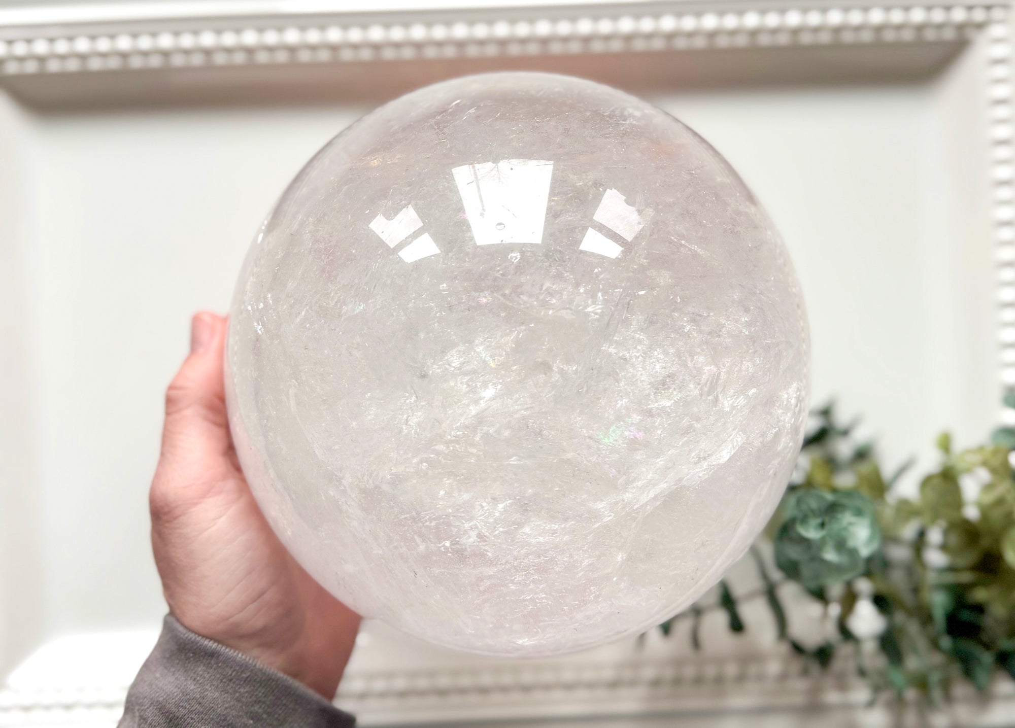 Lemurian Quartz Large Showstopper Sphere || Brazil