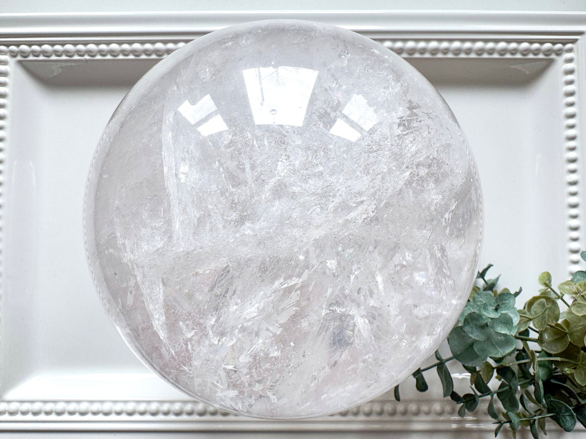 Lemurian Quartz Large Showstopper Sphere || Brazil