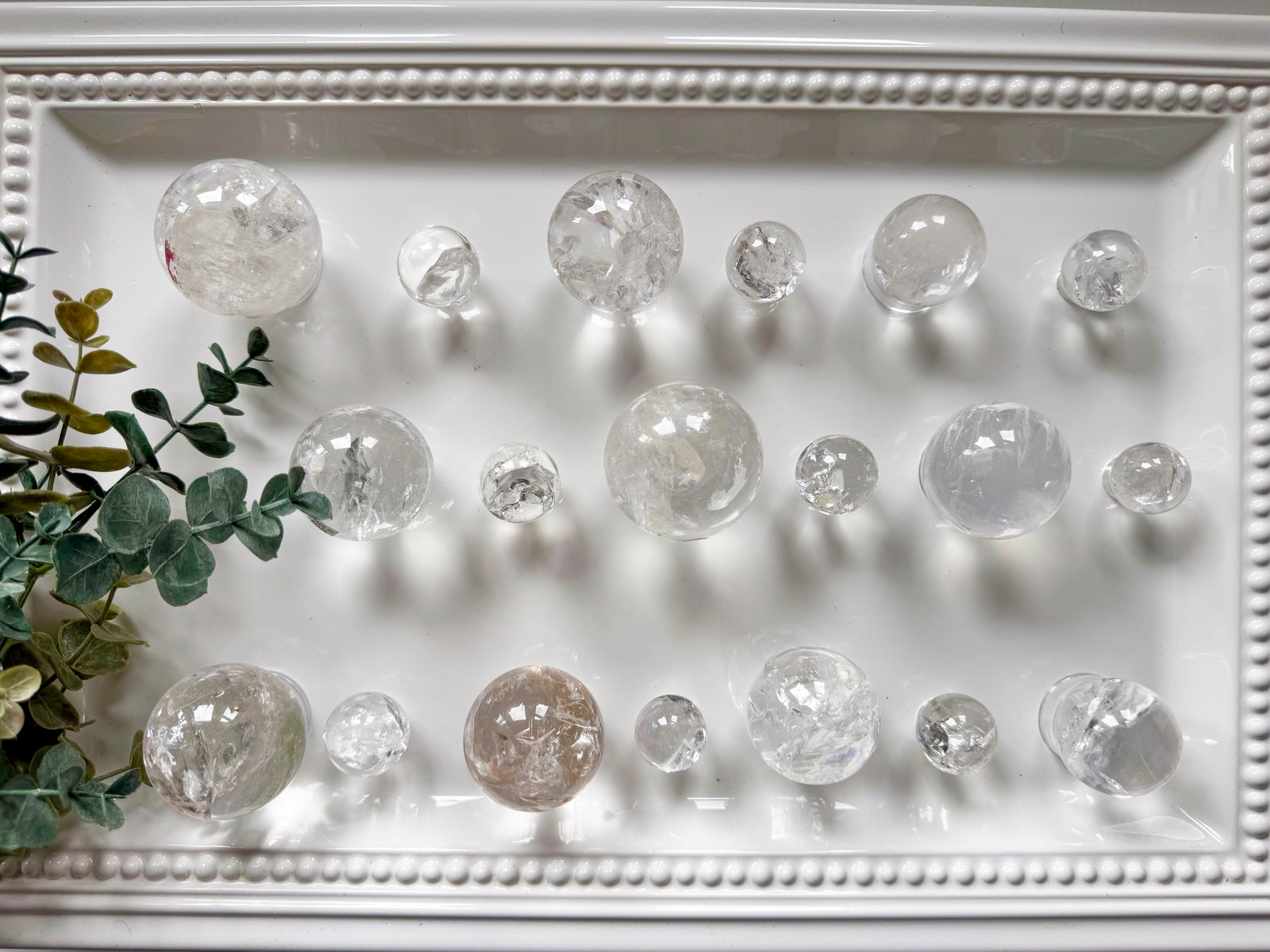 Lemurian Quartz Sphere || Brazil