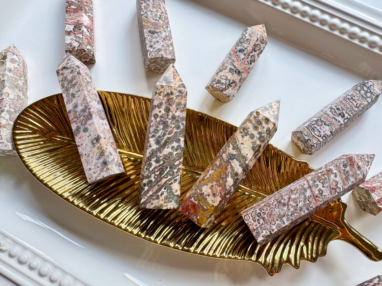 Leopard Skin Jasper Point