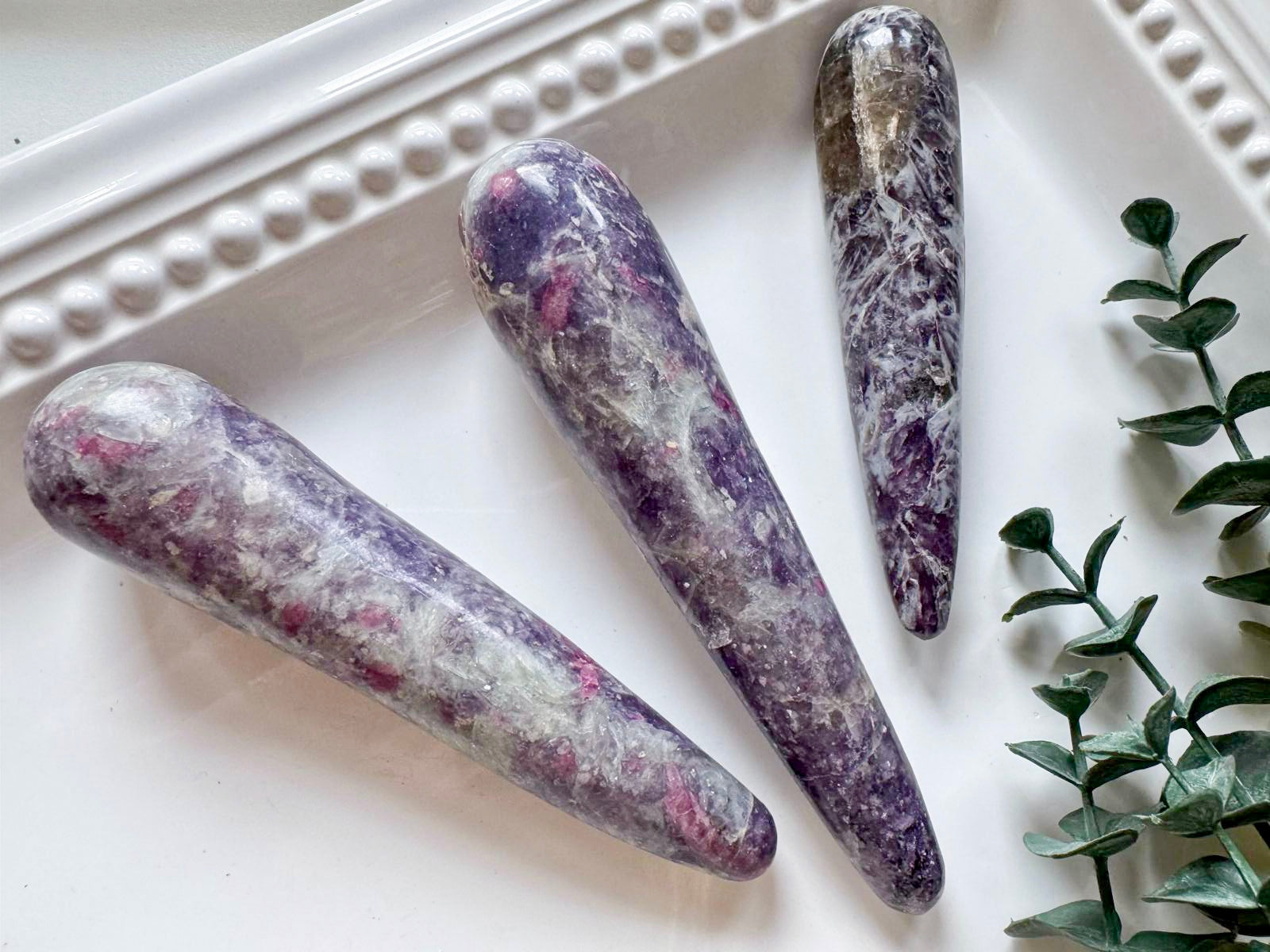 Lepidolite Massage Wand