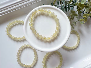 Libyan Desert Glass 8mm Bracelet