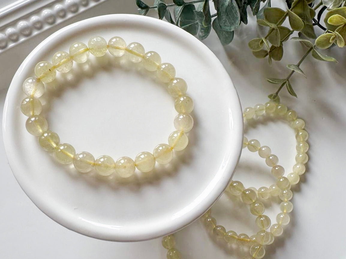 Libyan Desert Glass 8mm Bracelet