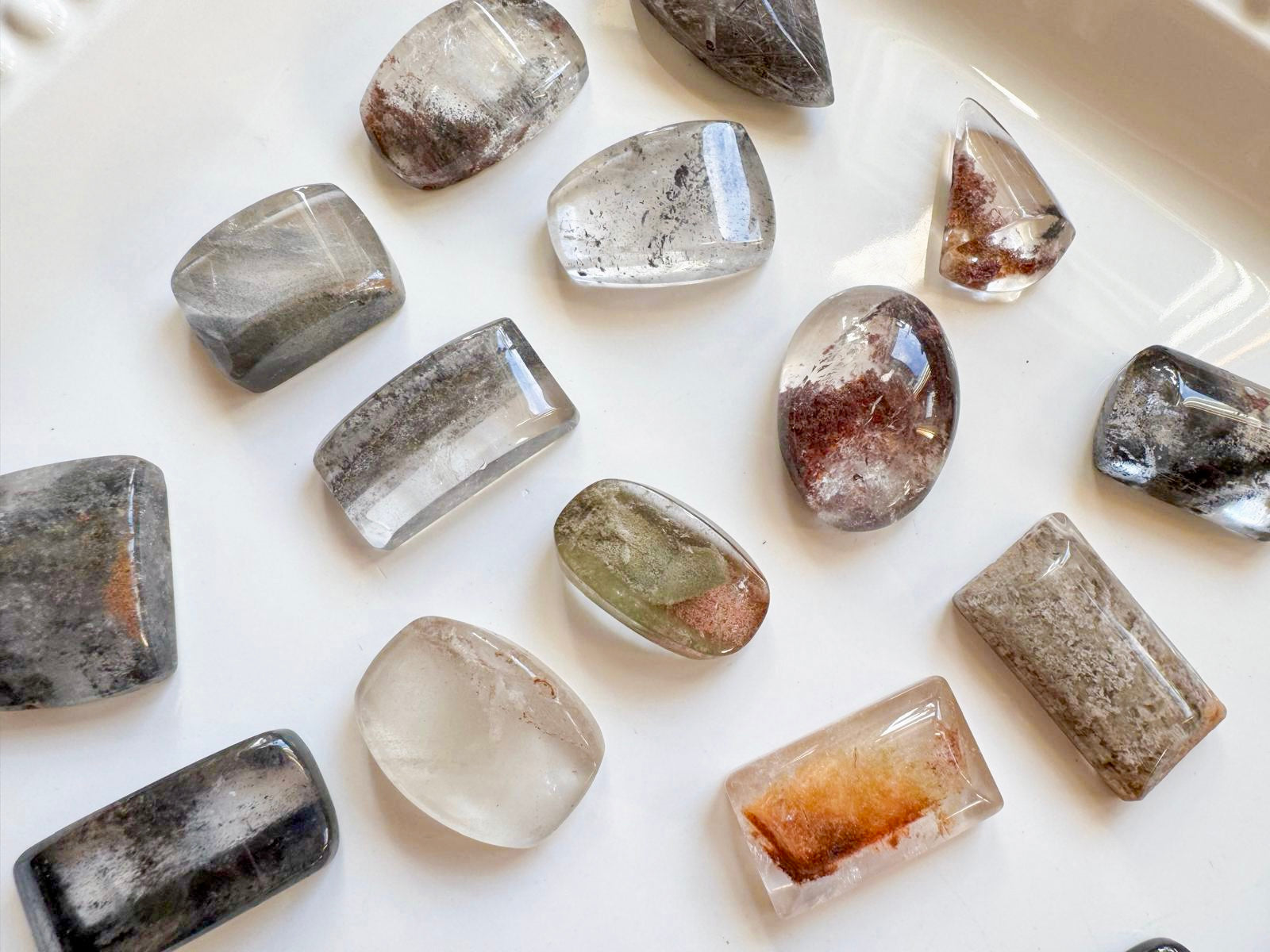 Lodolite Cabachon || Brazil