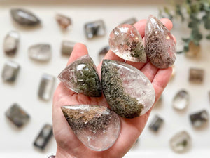 Lodolite Cabachon || Brazil