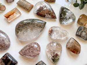 Lodolite Cabachon || Brazil