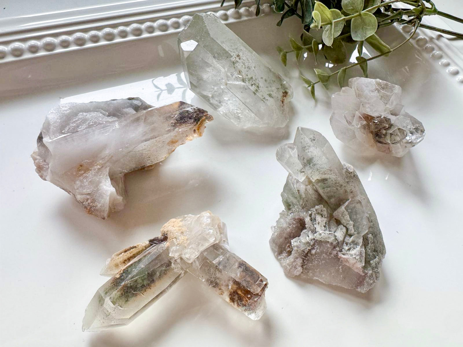 Lodolite Raw Clusters || Brazil