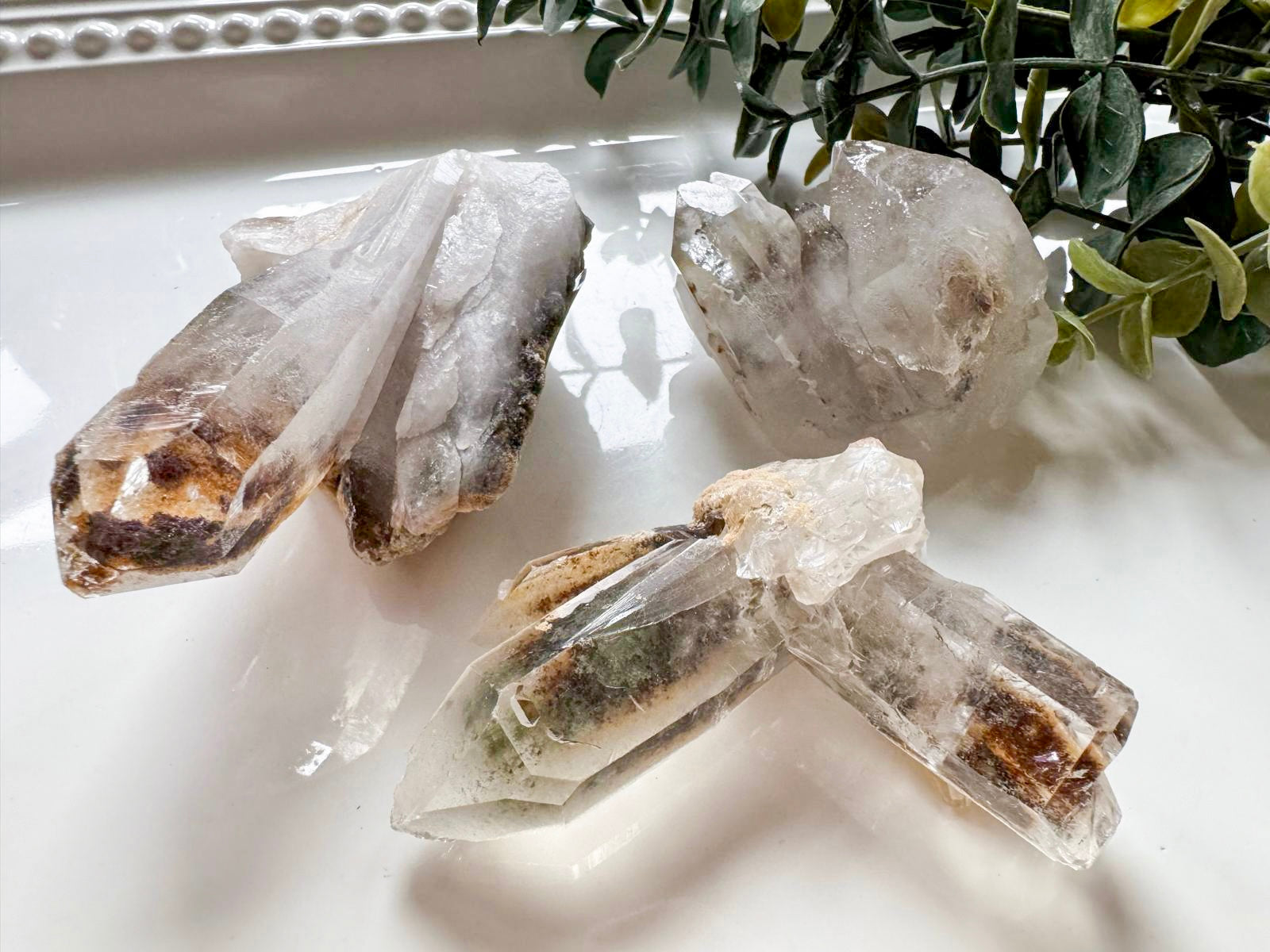 Lodolite Raw Clusters || Brazil