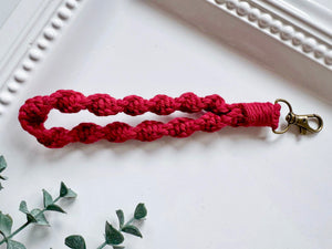 Macrame Loop Keychain