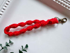 Macrame Loop Keychain