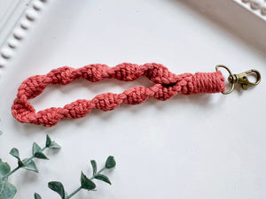 Macrame Loop Keychain
