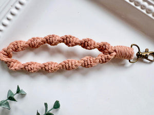 Macrame Loop Keychain