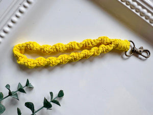 Macrame Loop Keychain