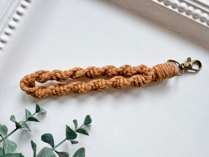Macrame Loop Keychain