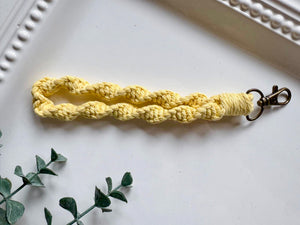 Macrame Loop Keychain