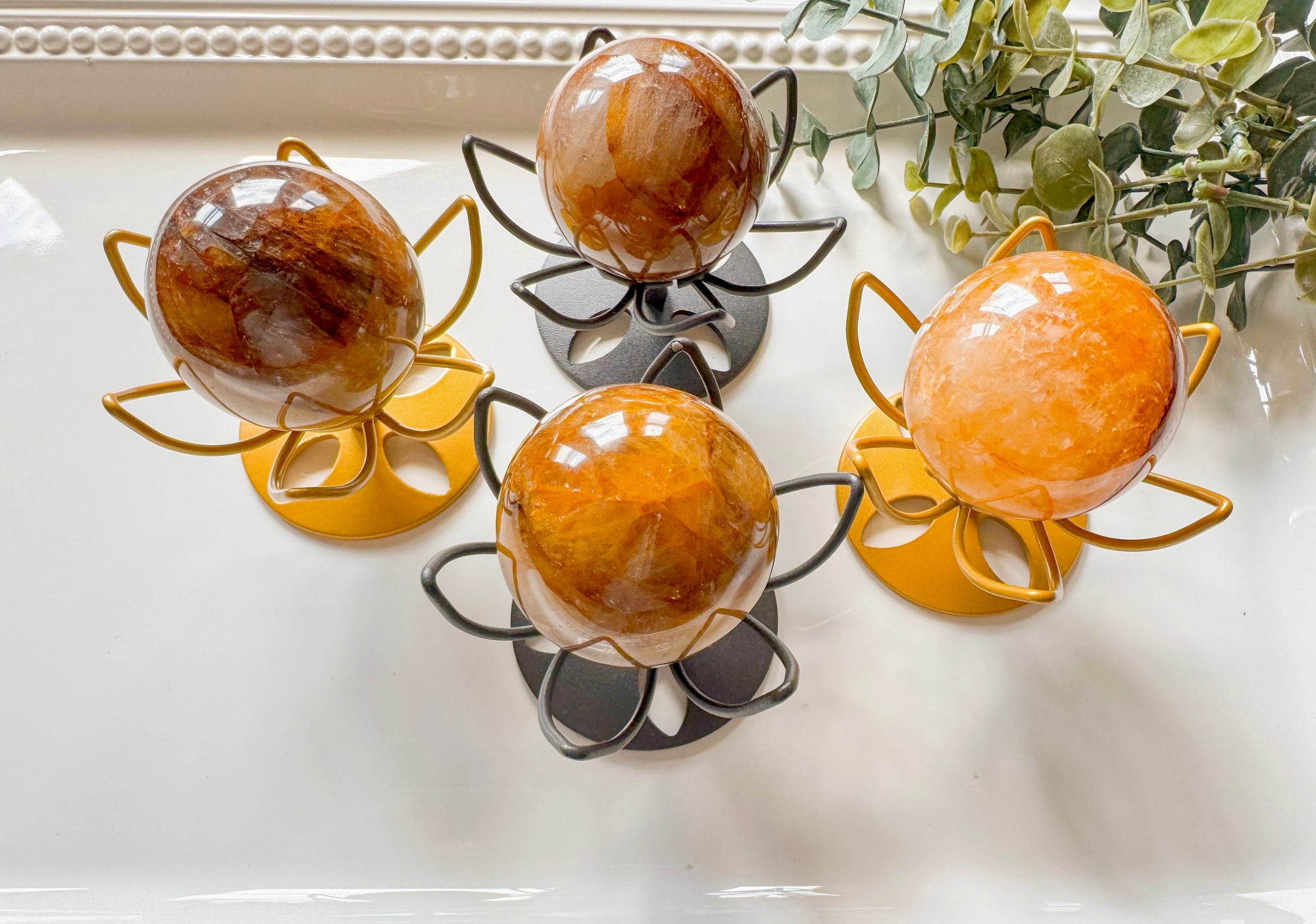 Metal Flower Stand Sphere Holder