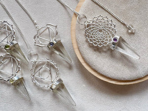Metal Seven Chakra Pendulums