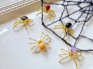 Metal Spider with Crystal Accent || Intuitive Mystery Pick