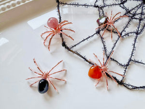 Metal Spider with Crystal Accent || Intuitive Mystery Pick