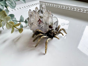 Metal Spider with Crystal Chips