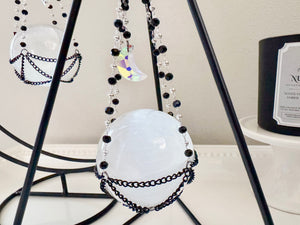 Metal Stand with Hanging Sphere Holder