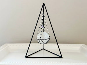 Metal Stand with Hanging Sphere Holder