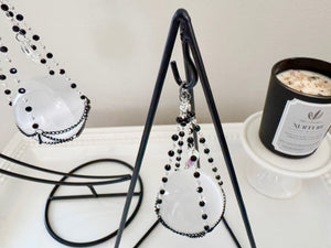 Metal Stand with Hanging Sphere Holder