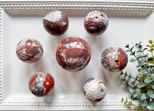 Mexican Crazy Lace Agate Sphere