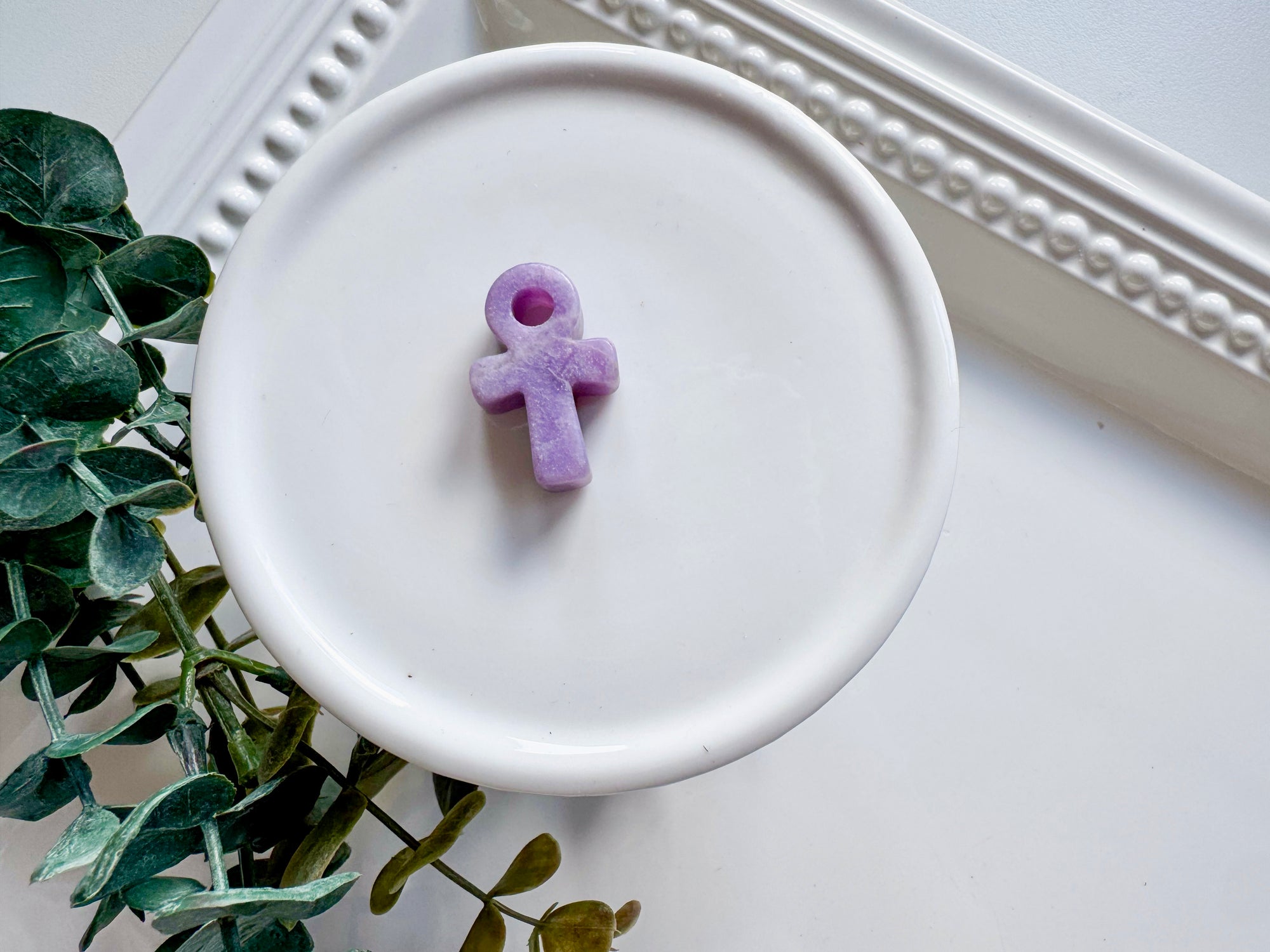 Mini Ankh Crystal Carving