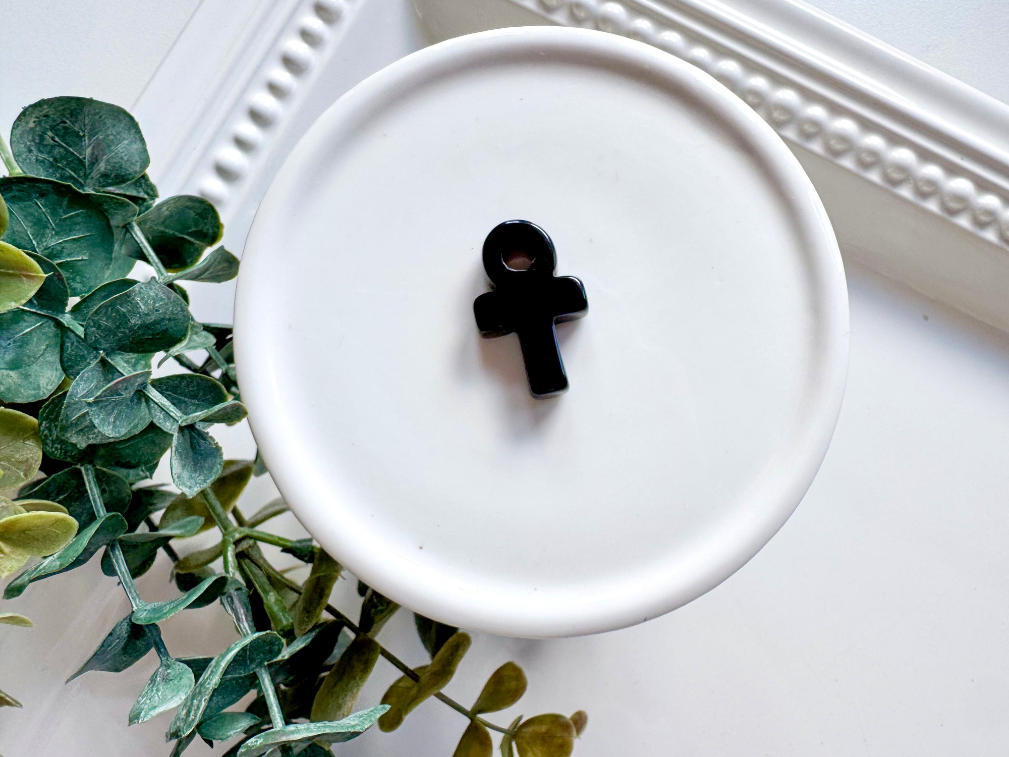 Mini Ankh Crystal Carving